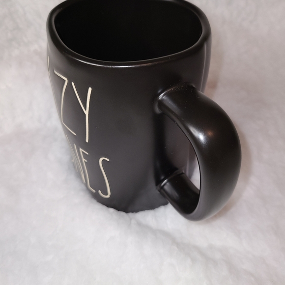 Rae Dunn Halloween Black Lazy Bones Mug - Picture 4 of 8
